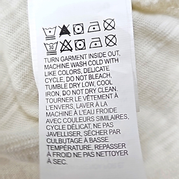 Lucky Brand cold shoulder slub yarn floral embroidered tee, coral cream 3X - Picture 7 of 9